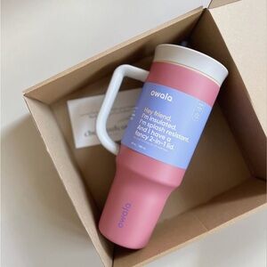 Owala Pink Insulated Mug